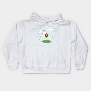 Happiness is Llama Kids Hoodie